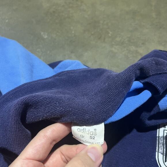 Vintage 80s Adidas Bundeswehr German Navy Zip Up Jacket - Picture 5 of 5